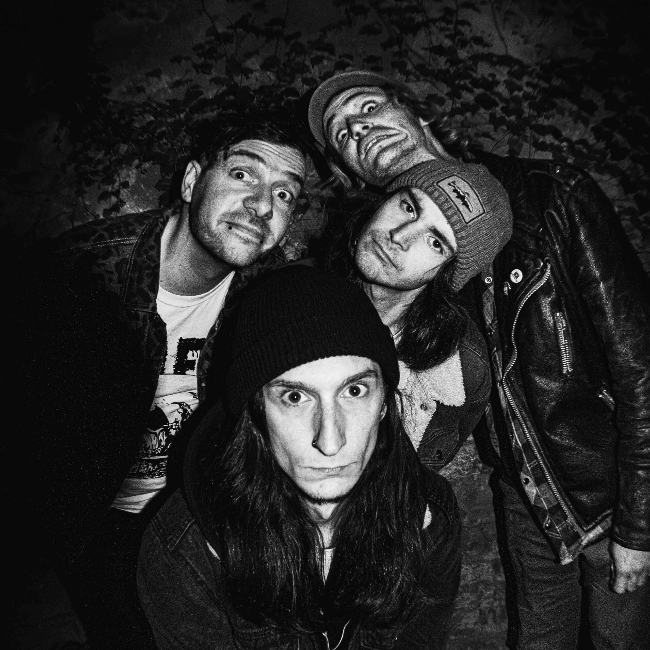 Hukies Band Banner 2025 Hukies in the studio