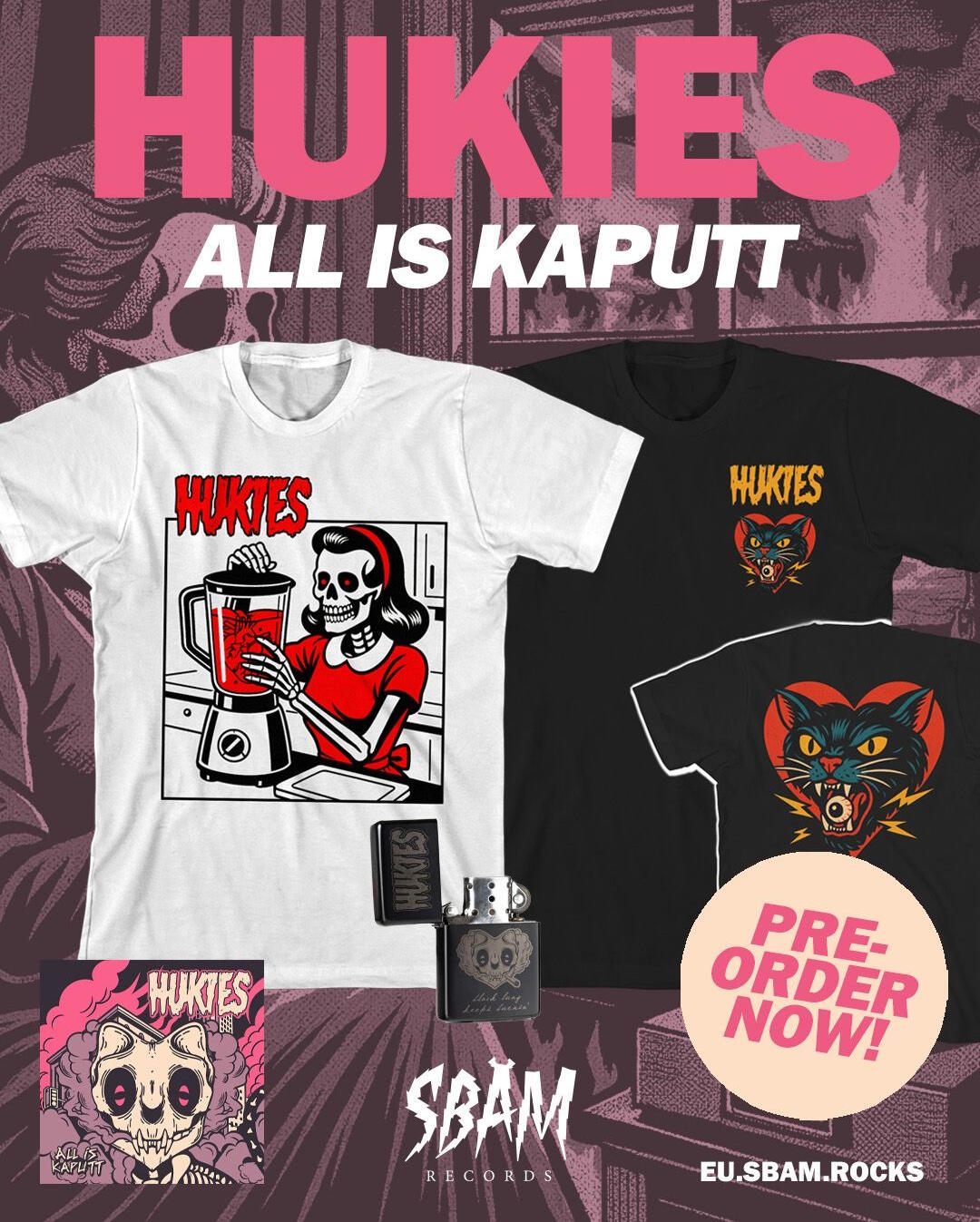 Pre Order Vinyl - ALL IS KAPUTT Hukies Merchandise